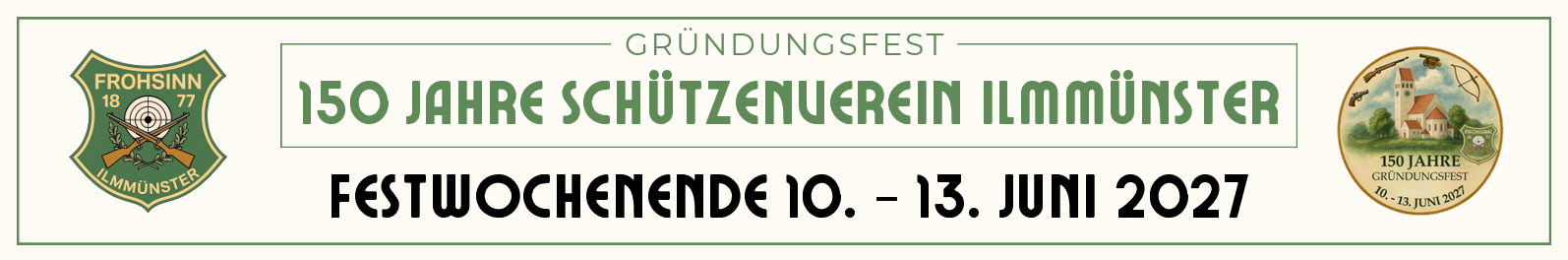 150 Jahre Gründungsfest Schützenverein Frohsinn Ilmmünster